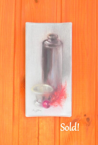 "Still Life with red feather". Sold! 2023