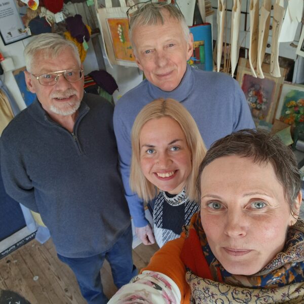 27.04.2026. Mani kolēģi-mākslinieki! Jūlija Svede, brāļi Jurijs un Dmitrijs Fedulovs.