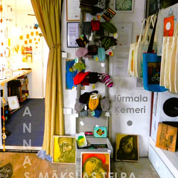 Knitwear, sewn items, art - available for purchase!