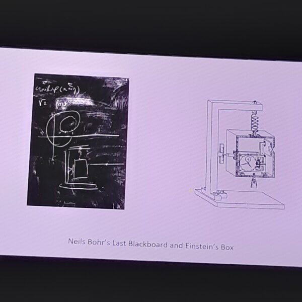 The lectures were accompanied by pictures!