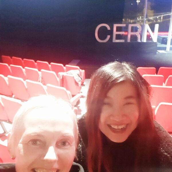 Very nice meeting an art curator from Switzerland/Indonesia!