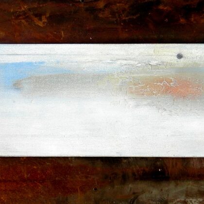 "Skyline I". 50x20cm. Oil on canvas. 2023