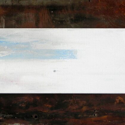 "Skyline II". 50x20cm. Oil on canvas. 2023