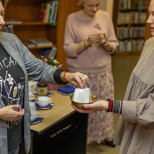 Each visitor received a small fragment of my Poetry, from me!