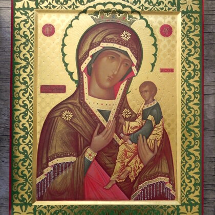 Icon of the Mother of God Gorgoepikoos. 2022
