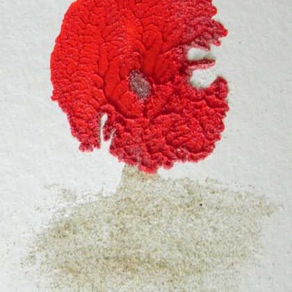 monotypy with texture