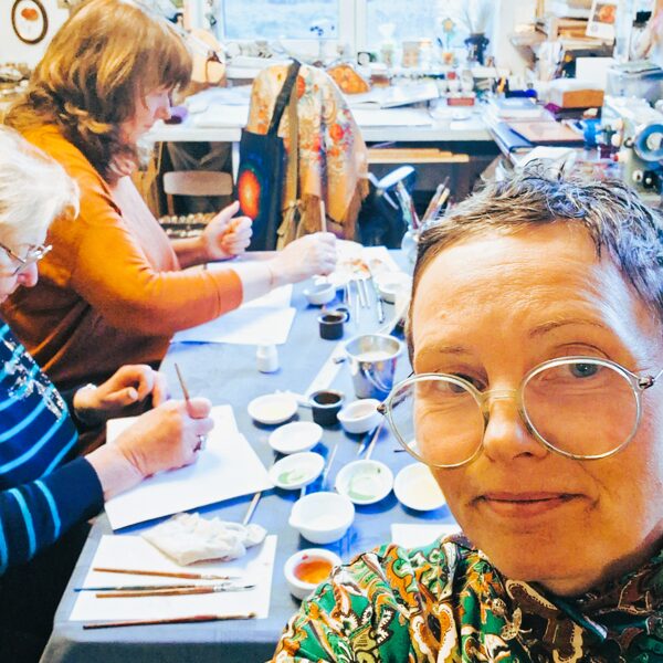 egg tempera painting class for adults