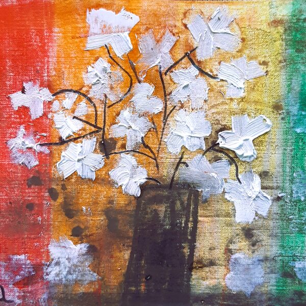 Mixed media on paper. 13.04.2024.