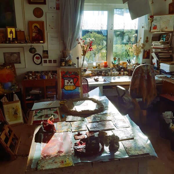 28.04.2024. Evening peace in my studio after lesson...