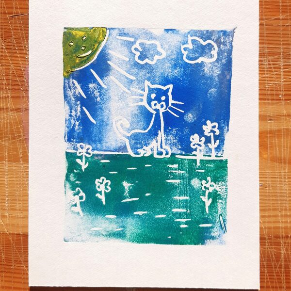 24.03.2024. Linocut.