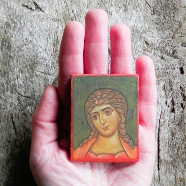 Miniatūra. Erceņģelis Gabriēls. 6x4,5cm. 2025