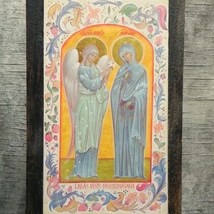 Labās vēsts pasludināšana. 32x20cm. 2020