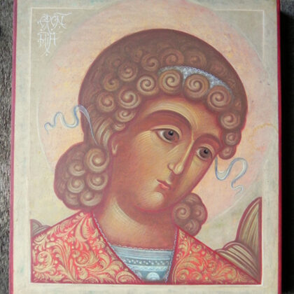 Erceņģelis Mihaēls. 19,8x17cm