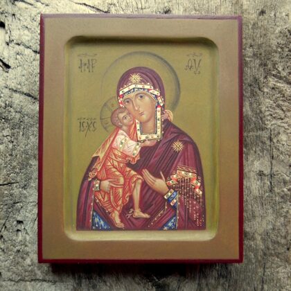 Teodorovas Dievmātes ikona. 15x12cm