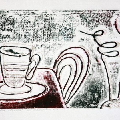 "Brokastis". Kologrāfija. 40,5x23cm. 2007