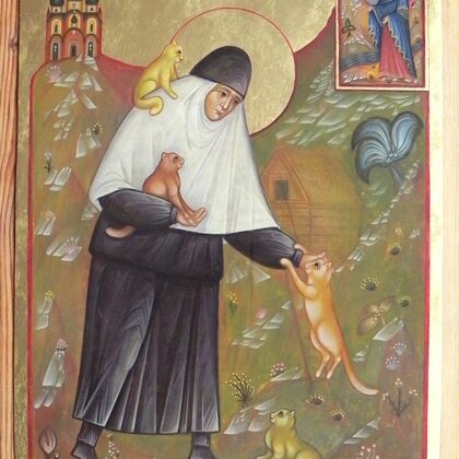 Sv.Pjuhticas Katrīna. 44,5x33cm