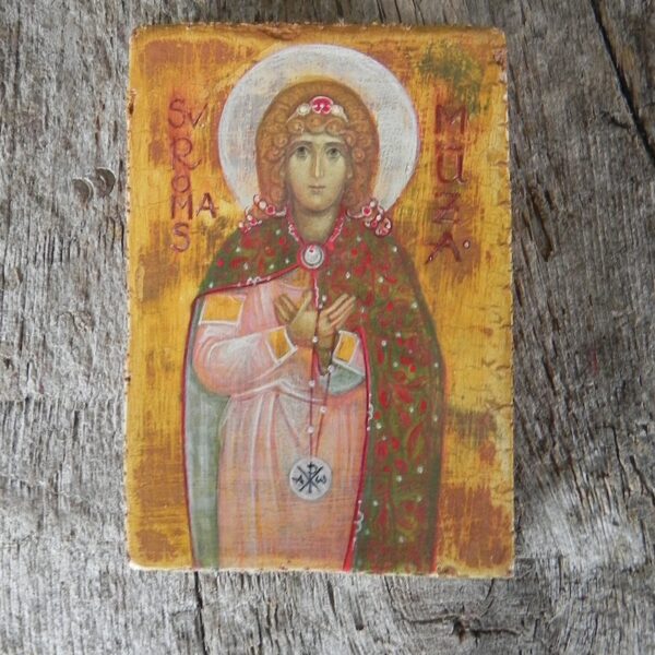 Miniatūra. Sv.Romas Mūza. 8x5,5cm. 2026