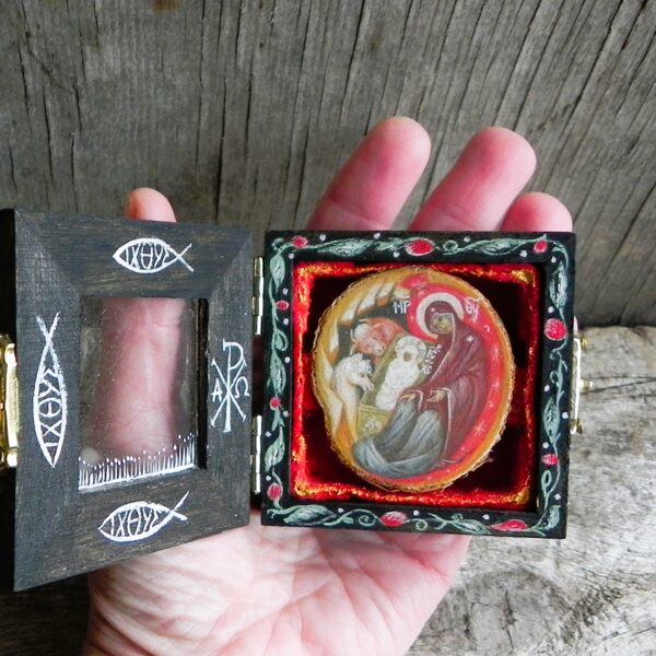 Miniature. Nativity. 6,8x6,8cm. 2025