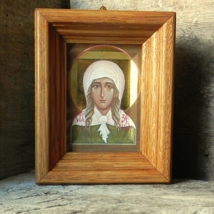 Saint Xenia of Petersburg. 10,5x7,5cm