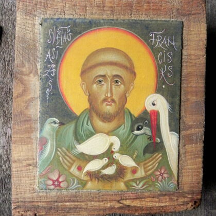Saint Francis. 19x15,5cm
