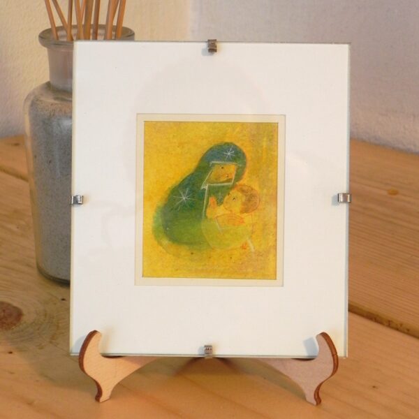 Hope. Egg tempera on paper. 11x11cm. 2025