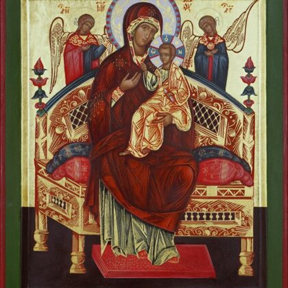 Icon of Mother of God Pantanassa. 26x16cm
