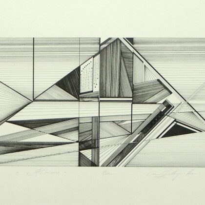 "Memories". Paper, rapidograph. 53x18cm. 2015