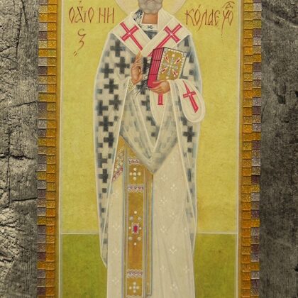 Saint Nicholas. 25x13cm. 2020