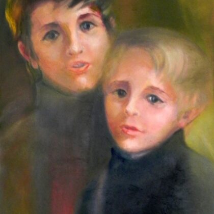 "My boys". Oil on canvas. 2010