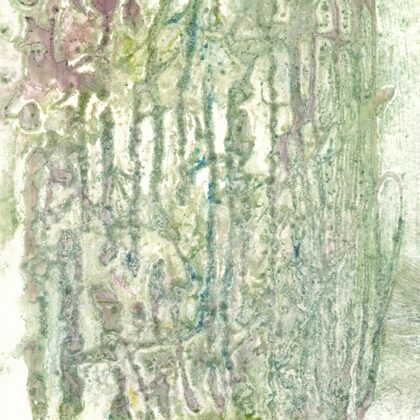 "Raindrops". Colography. 25x19,5cm. 2017