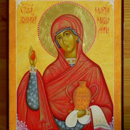 Saint Maria Magdalina. 21x17cm