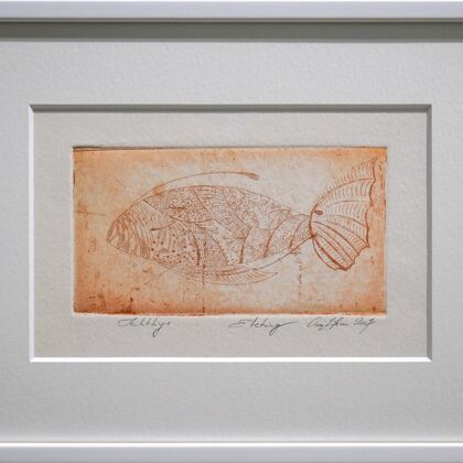 "ICHTHYS". Etching. 19x12cm. 2017