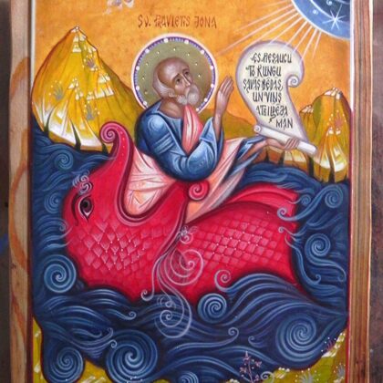 Saint Jonas the Prophet. 22x16,5cm