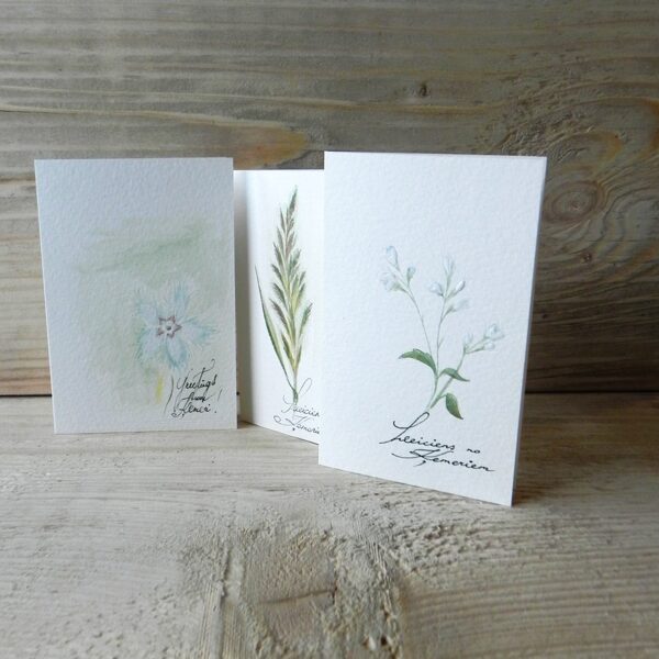 Greetings from Ķemeri. Egg tempera on paper. 2025