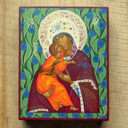 "Vladimir" Icon of Mother of God. 17x13,4cm