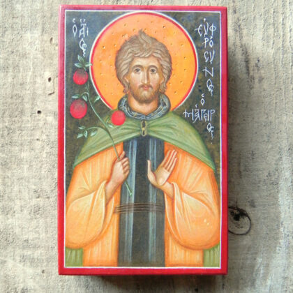 Saint Euphrosine of Palestine. 14x8,8cm