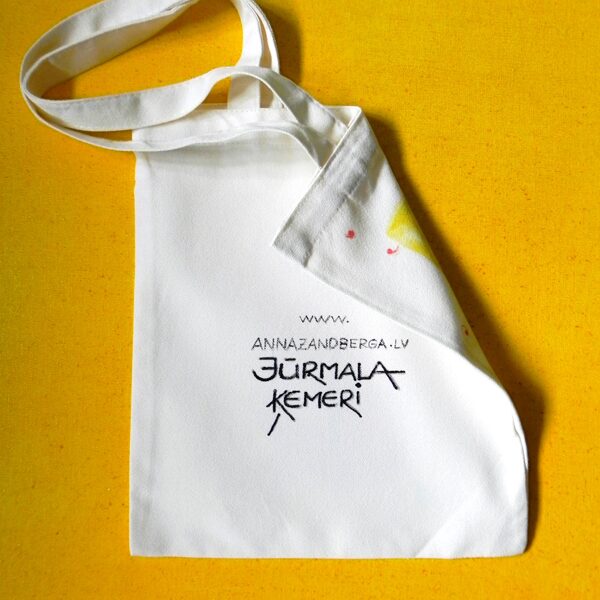 The other side of the Tote Bag - handwritten!
