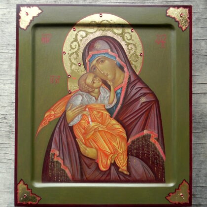 Mother of God Tenderness. 30,5x27cm. 2021