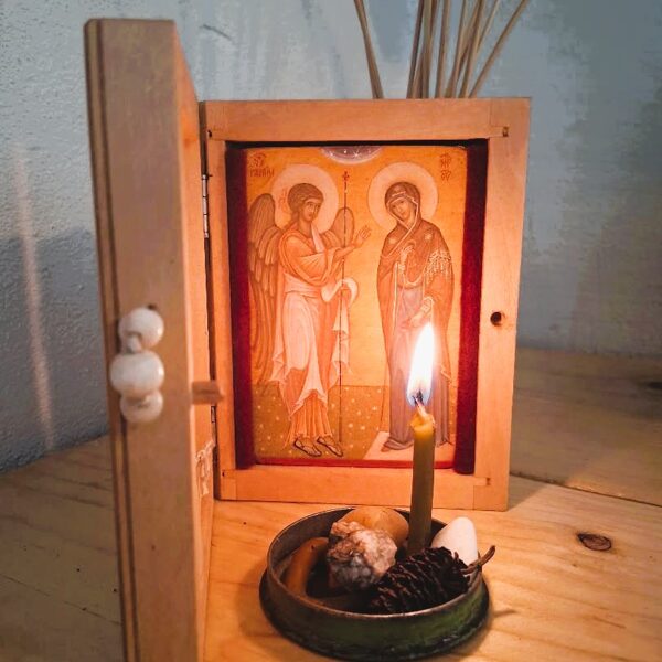 Annunciation of the Theotokos. 12x9,5x4,5cm. 2023