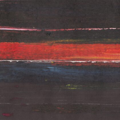 "Horizon. Dark waters". Paper, monotipia.