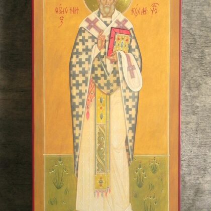 Saint Nicholas. 49x24cm. 2021