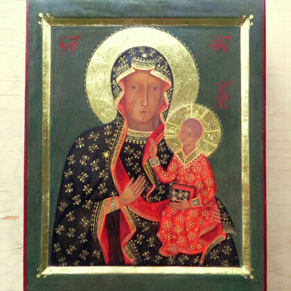 "Czestochowa" Icon of Mother of God. 25x20cm