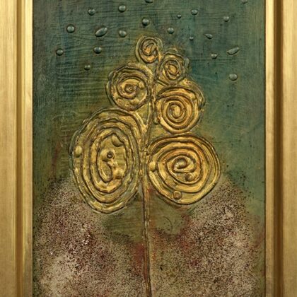 "Good and evil tree". Colography. 