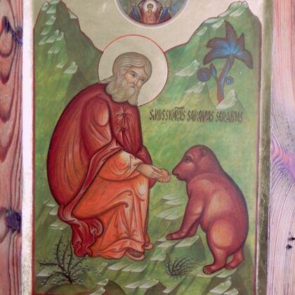 Sv.Sarovas Serafims 44,5x33cm