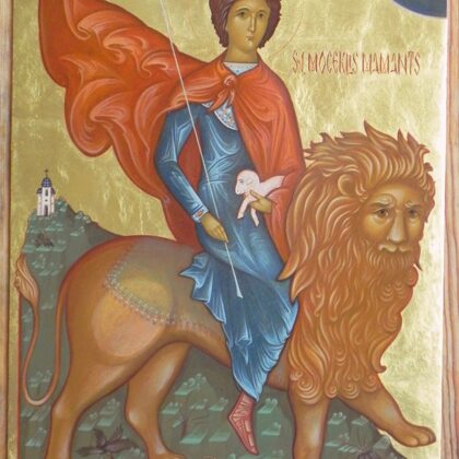 Sv.moceklis Mamants 44,5x33cm