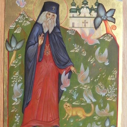 Sv.Čerņigovas Lavrentijs 44,5x33cm