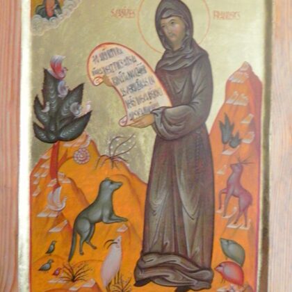 Sv.Asīzes Francisks 44,5x33cm