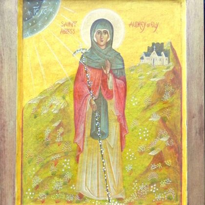 My Icon: Saint Odry, Abbess of Ely 2017
