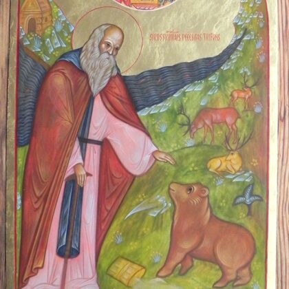 St.Tryphon of Pechenga 44,5x33cm