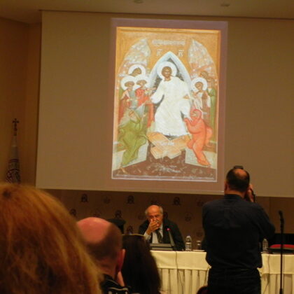 Presentation of my Icon at the Symposium